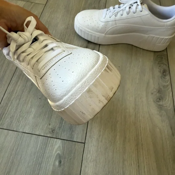 PUMA Women's Cali Wedge Sneaker - Size 10 - Picture 11 of 13